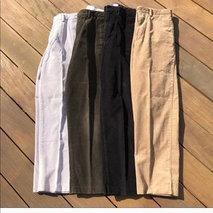 Pack of 4 J. Crew Classic Fit Corduroy Pants